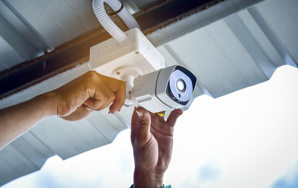 Installing CCTV camera